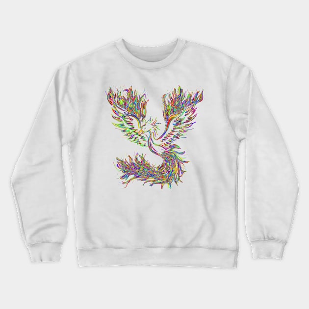 phoenix Crewneck Sweatshirt by KhalidArt